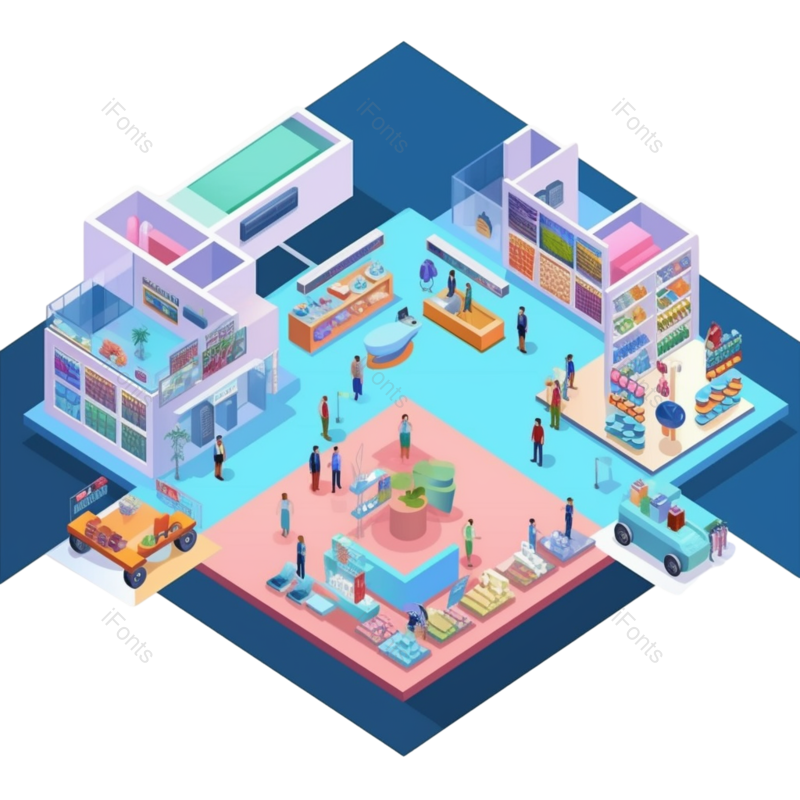 插画图片,女人元素,商务PNG,商店免抠素材